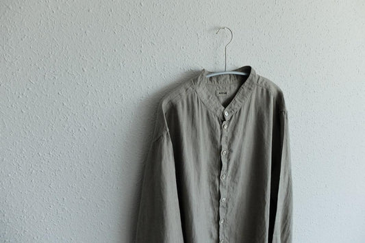 MITTAN / 大麻シャツ 蓬(よもぎ) SH-132C / unisex