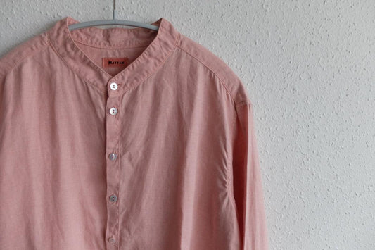 MITTAN / 大麻シャツ 茜 SH-132C / unisex