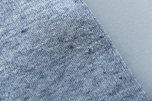 リネンニットレギンス マチ付き|Mグレー|2 size