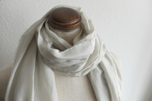 enrica cottonsilk scarf|sesami-light grey