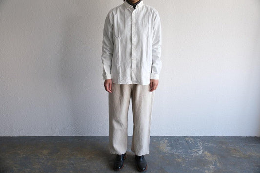 MITTAN / 岡崎木綿シャツ 白 SH-62 / unisex