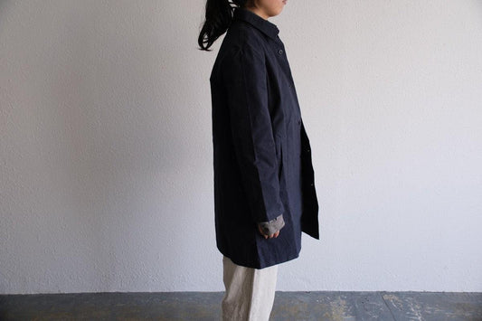 バフクロス ミドルジャケット ブラックネイビー|unisex 2 size