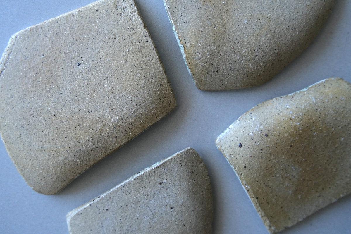 かけら皿 角 緑青