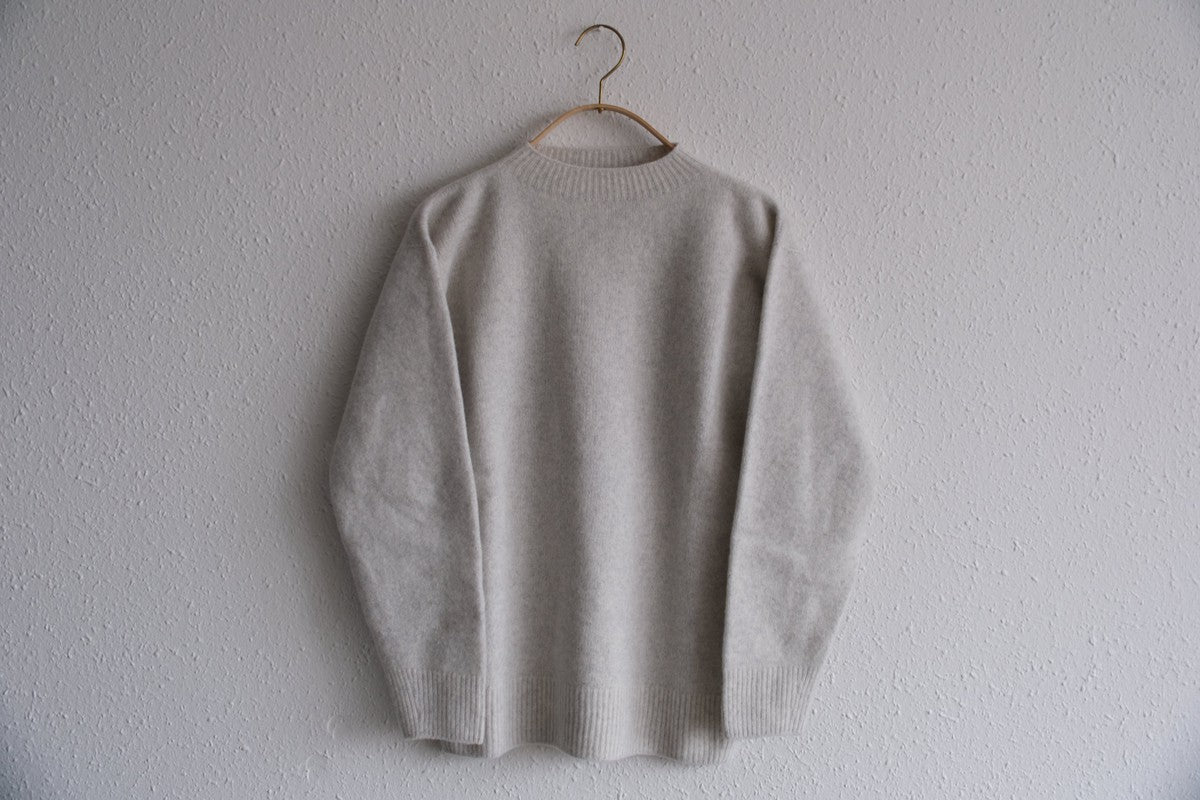 MITTAN ウルグアイウールセーター 薄灰 サイズ3 MITTAN KN-20 ウルグアイ ウールセーター 薄灰 | Routes*Roots