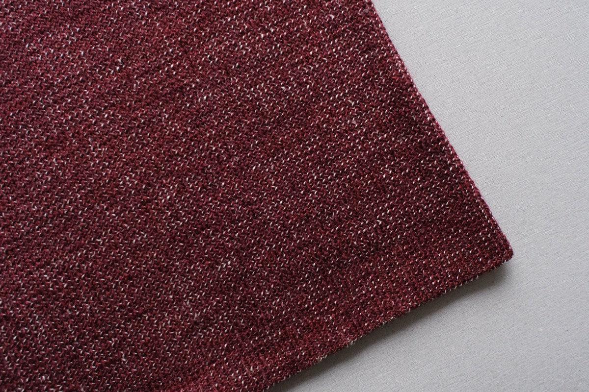 リネンウール腹巻きパンツ|エンジ