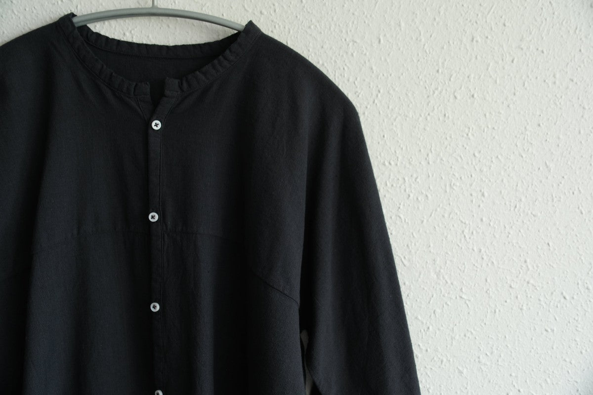 MITTAN / 半袖カディシャツ 墨黒 SH-90B / unisex – PINT_MN