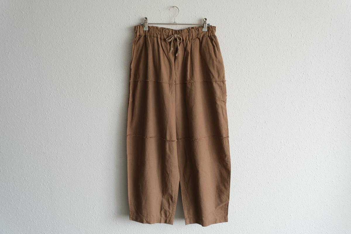 MITTAN / 竹パンツ 胡桃（濃） PT-147DC / unisex – PINT_MN