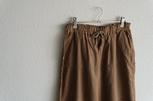 MITTAN / 竹パンツ 胡桃(濃) PT-115DC / unisex