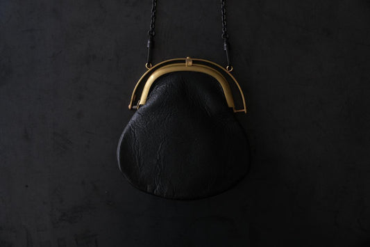 onetouch miniwallet SHC-83 <鹿革 黒 / 滋賀-10>