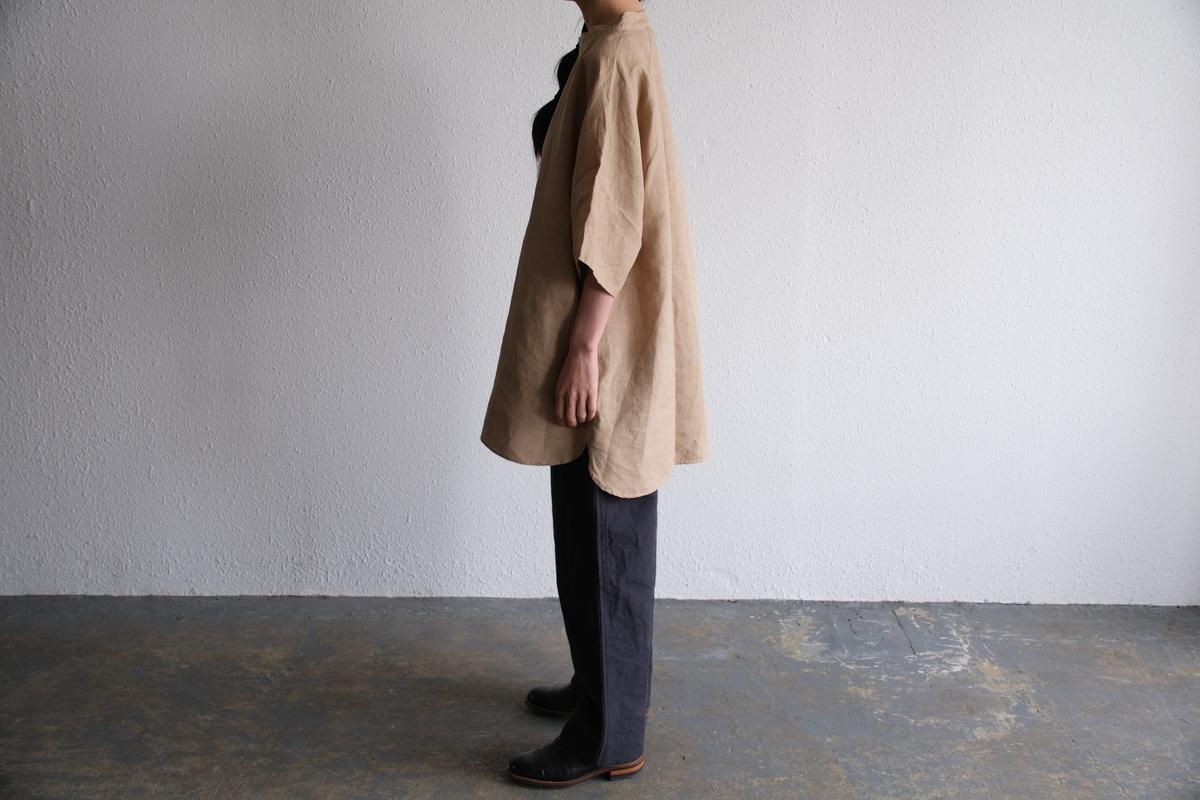 MITTAN / 大麻プルオーバー 高密度 胡桃 SH-134C / unisex