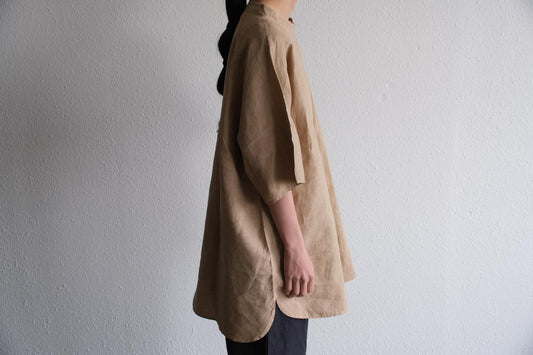 MITTAN / 大麻プルオーバー 高密度 胡桃 SH-134C / unisex