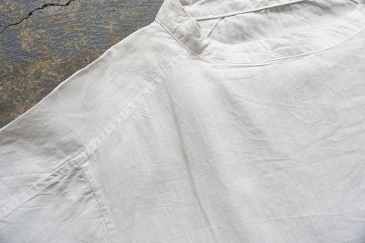 MITTAN / 大麻プルオーバー 高密度 ベンガラ白 SH-134B / unisex