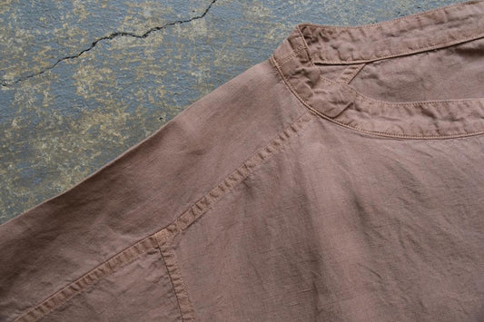 MITTAN / 大麻プルオーバー 高密度 栃の実(濃) SH-134DC / unisex