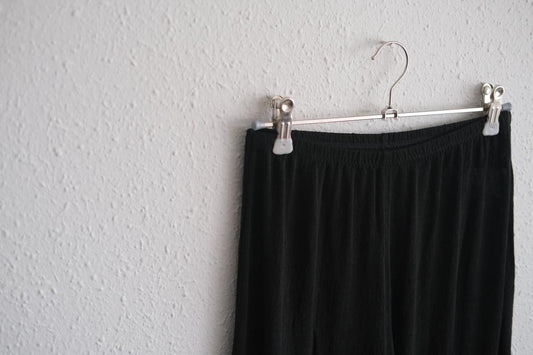 リネンキュプラアンダーウェアパンツ ミドル丈|ブラック|unisex 2 size