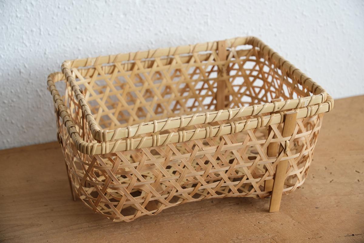 竹の食器水切りかご
