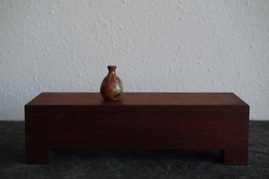 無垢材の切出し脚付き台 樹種不明 オイル仕上げ <3>