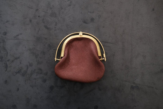 coin case <鹿革 choco>