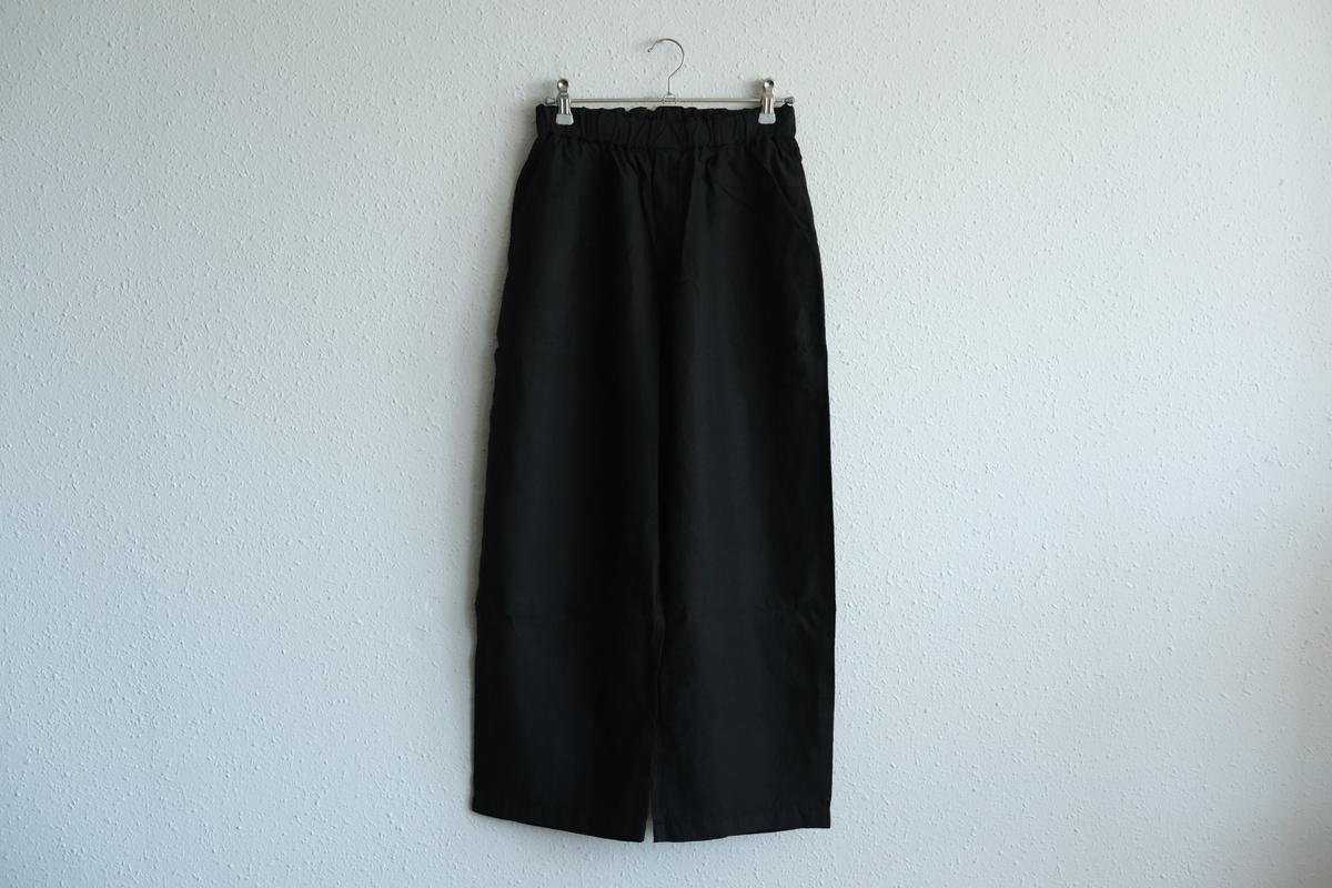 MITTAN / 大麻ワイドパンツ 高密度 黒 PT-143 / unisex – PINT_MN