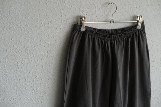yohaku ドバイパンツ|サラサラなめらか天竺素材 チャコール|unisex freesize