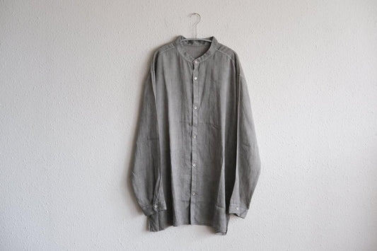MITTAN / ラミーシルクシャツ 松煙 SH-152B / unisex