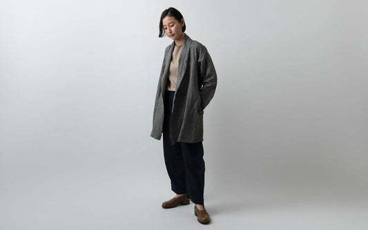 MITTAN / 大麻羽織 高密度 濃紺 JK-73 / unisex