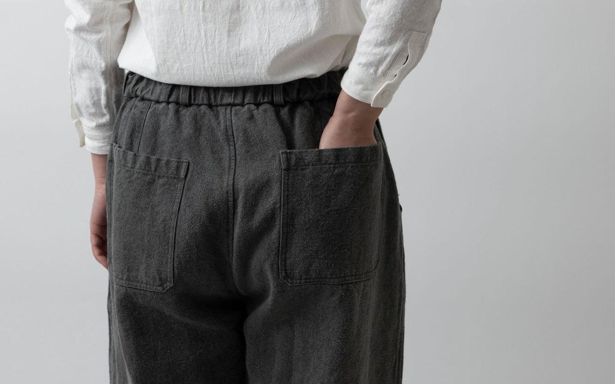 MITTAN / 亜麻苧麻ワイドパンツ 生成 PT-92 / unisex