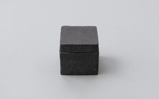 焼締め 陶の箱 キューブ