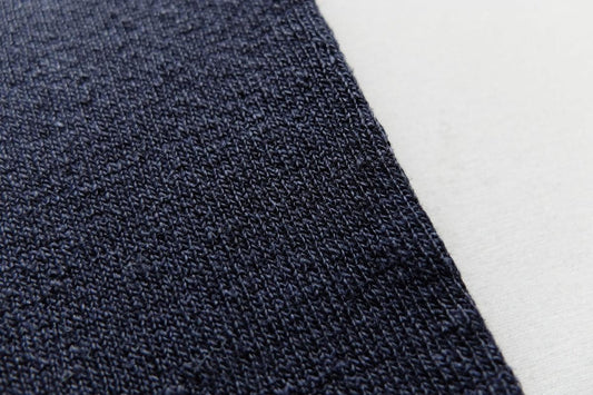 リネンニットレギンス マチ付き|ネイビー|2 size