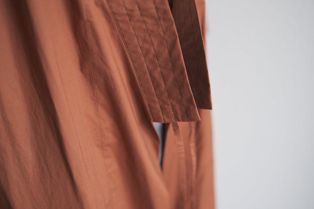 きるもの|道着ローブ|タイプライターストレッチ 紺|unisex freesize