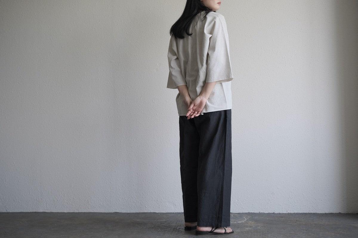 MITTAN / 半袖カディシャツ 松煙 SH-90B / unisex