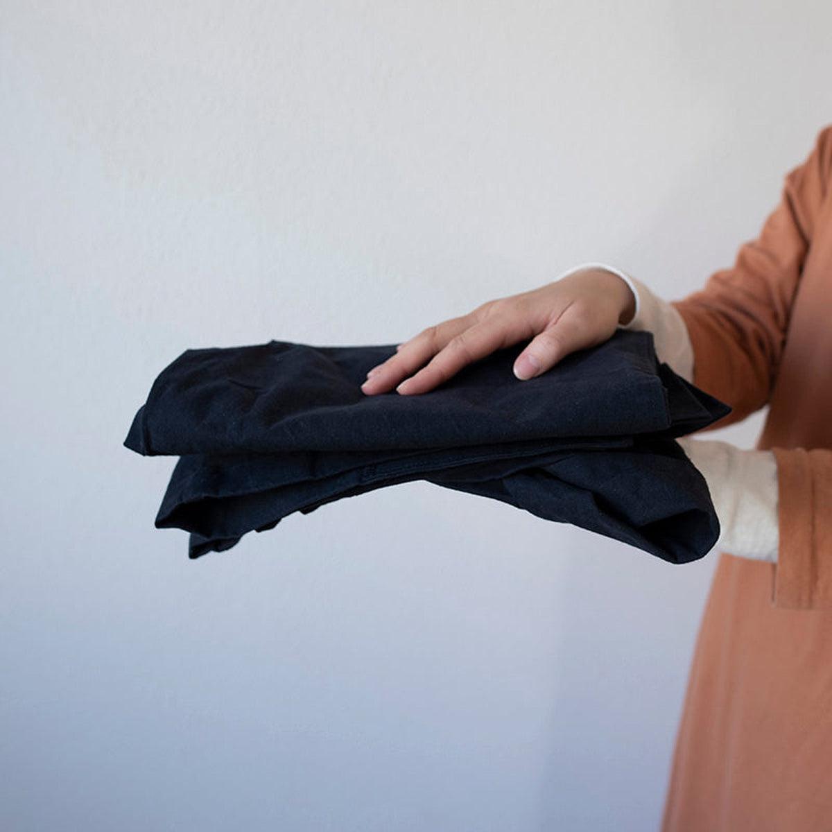 バフクロス ミドルジャケット ブラックネイビー|unisex 2 size