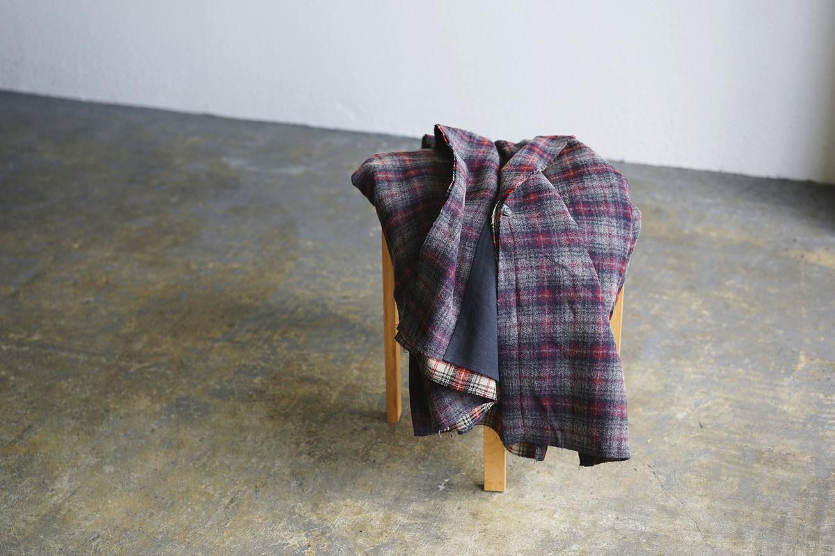 enrica wool coat|check