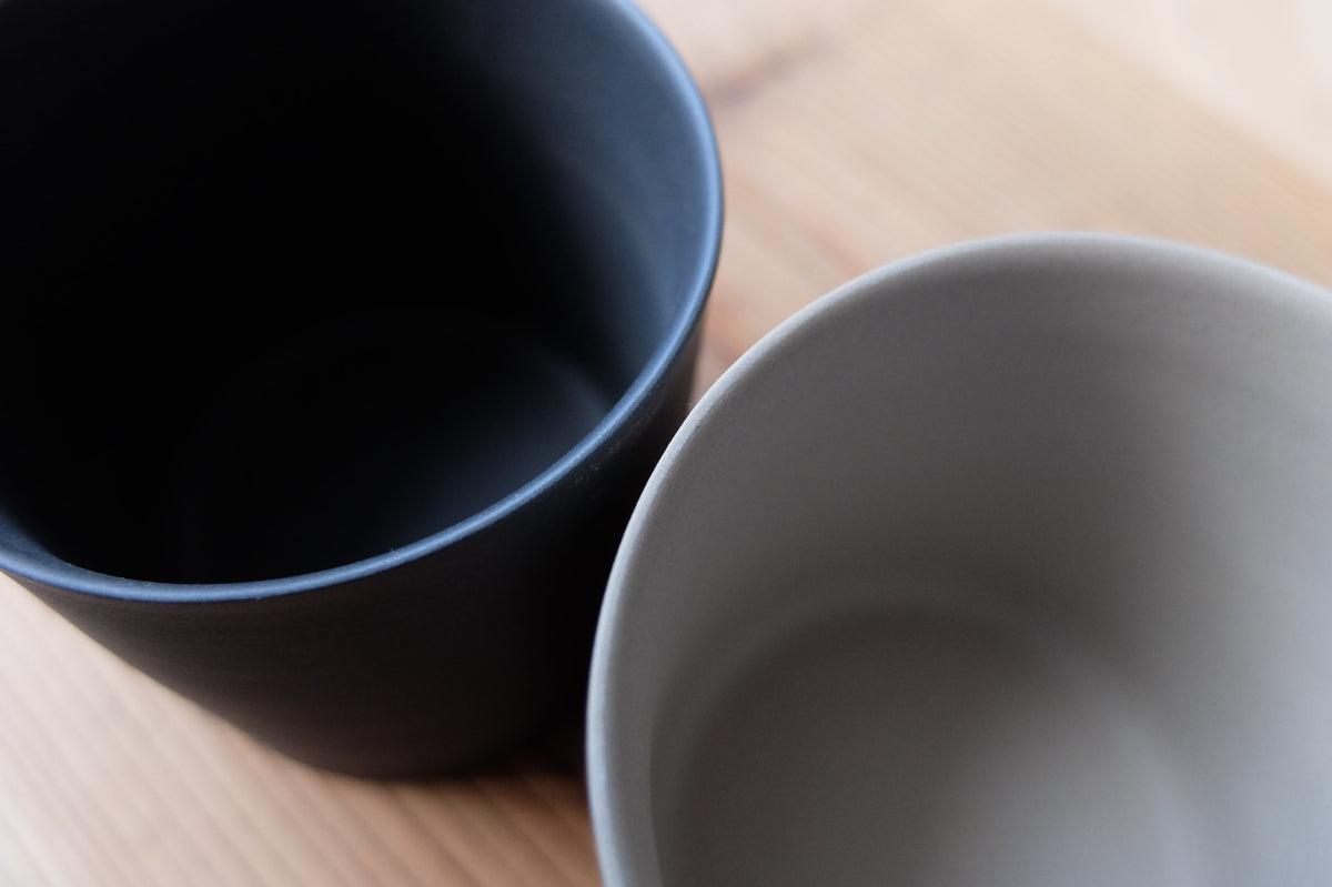 マグカップ 黒練 焼締め