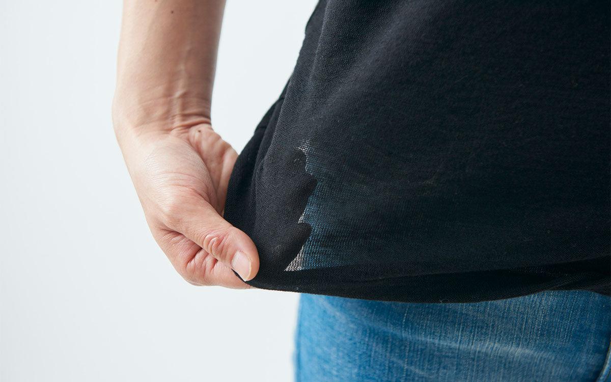 リネンコットンアンダーウェア ノースリーブ|レディース|ラピスラズリー