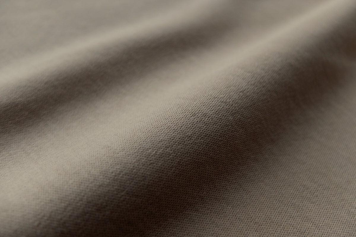 HANDROOM WOMEN'S クルーネック5分袖Tシャツ beige|ladies