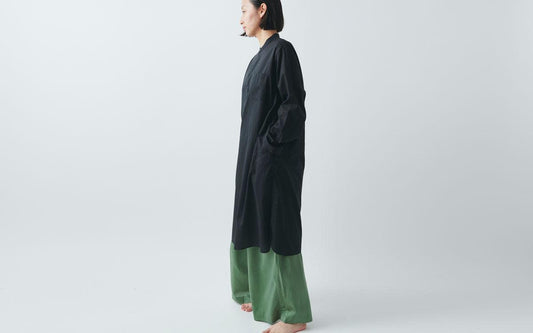 HANDROOM WOMEN'S クルタシャツ black|ladies|2size