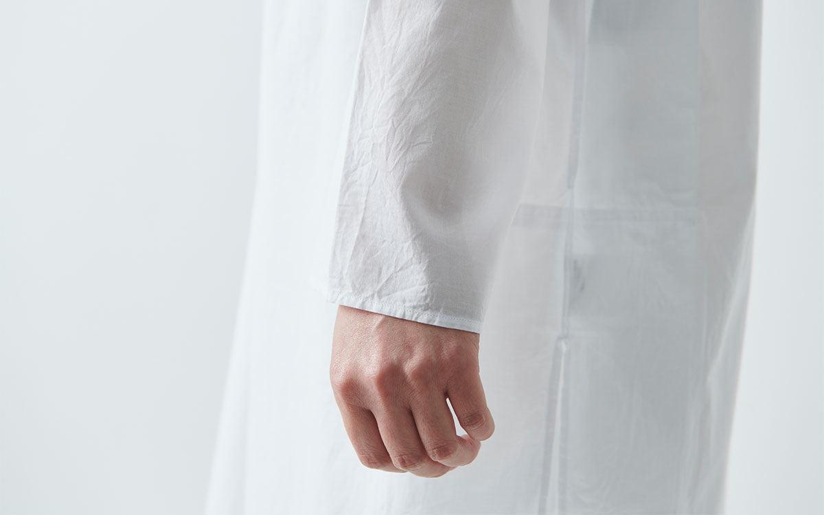 HANDROOM WOMEN'S クルタシャツ white|ladies|2size