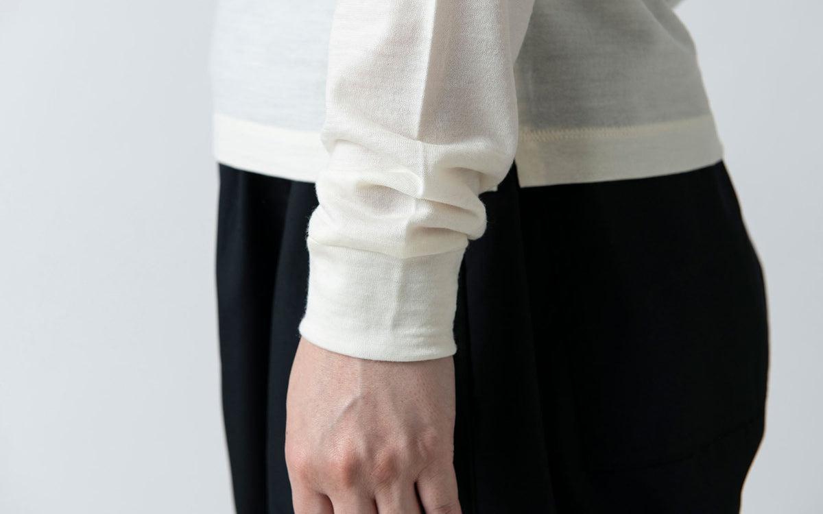 HANDROOM WOMEN'S ウォッシャブルウールタートルネック offwhite|ladies|2size