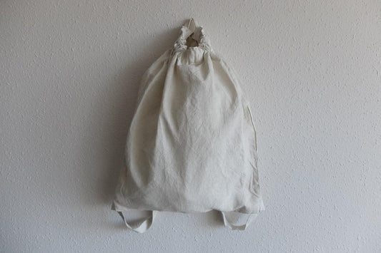 MITTAN / 大麻リュック高密度 ベンガラ白 BA-29B