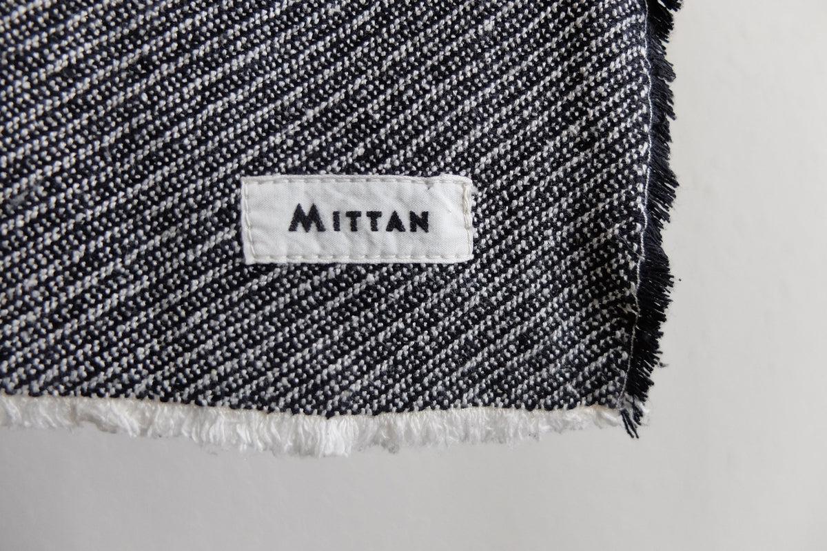 MITTAN / 絹掛け布 大 白黒 SC-46