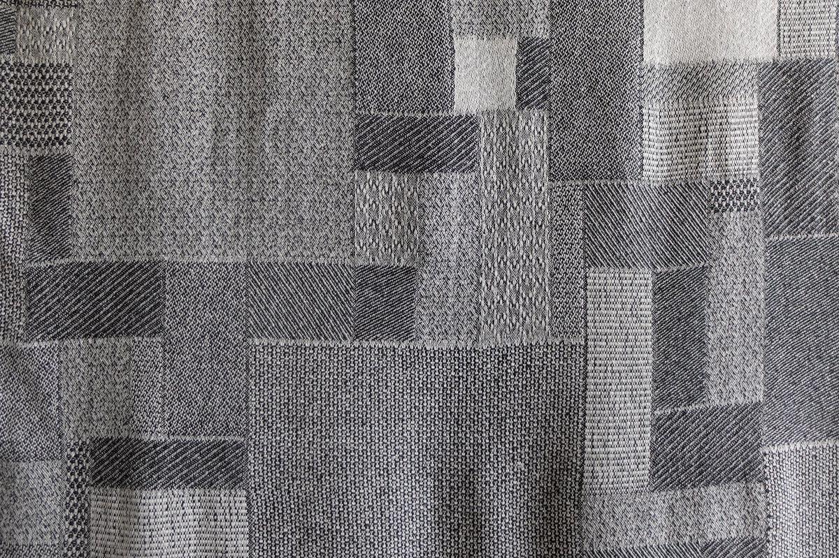 MITTAN / 絹掛け布 大 白黒 SC-46