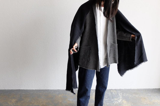 MITTAN / 毛布2 小 黒 SC-19 / unisex
