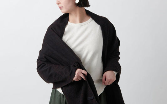 MITTAN / 毛布2 小 こげ茶 SC-19 / unisex