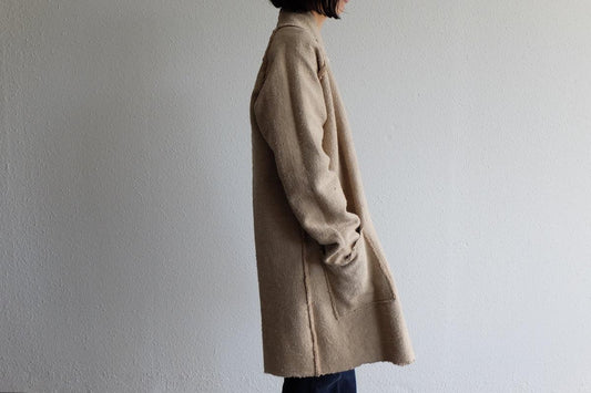 MITTAN / OCガラ紡ロングジャケット 胡桃 JK-03C / unisex