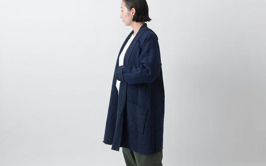 MITTAN / OCガラ紡ロングジャケット 濃紺 JK-03C / unisex