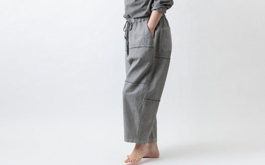 MITTAN / 竹パンツ 松煙 PT-115B / unisex