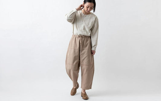 MITTAN / 竹パンツ 胡桃 PT-115C / unisex