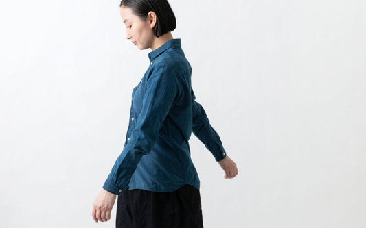 MITTAN / カディシャツ 藍 SH-81C / unisex