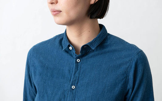 MITTAN / カディシャツ(補強)ベンガラ白 SH-81BH / unisex