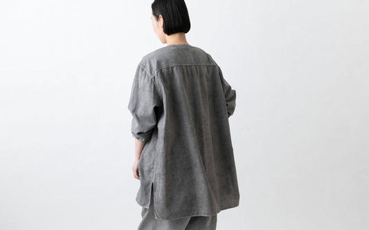 MITTAN / カディワイドシャツ(補強) 松煙 SH-17BH / unisex